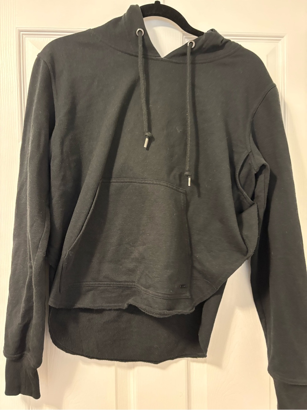 S small Lorna Jane black hoodie with cut outs